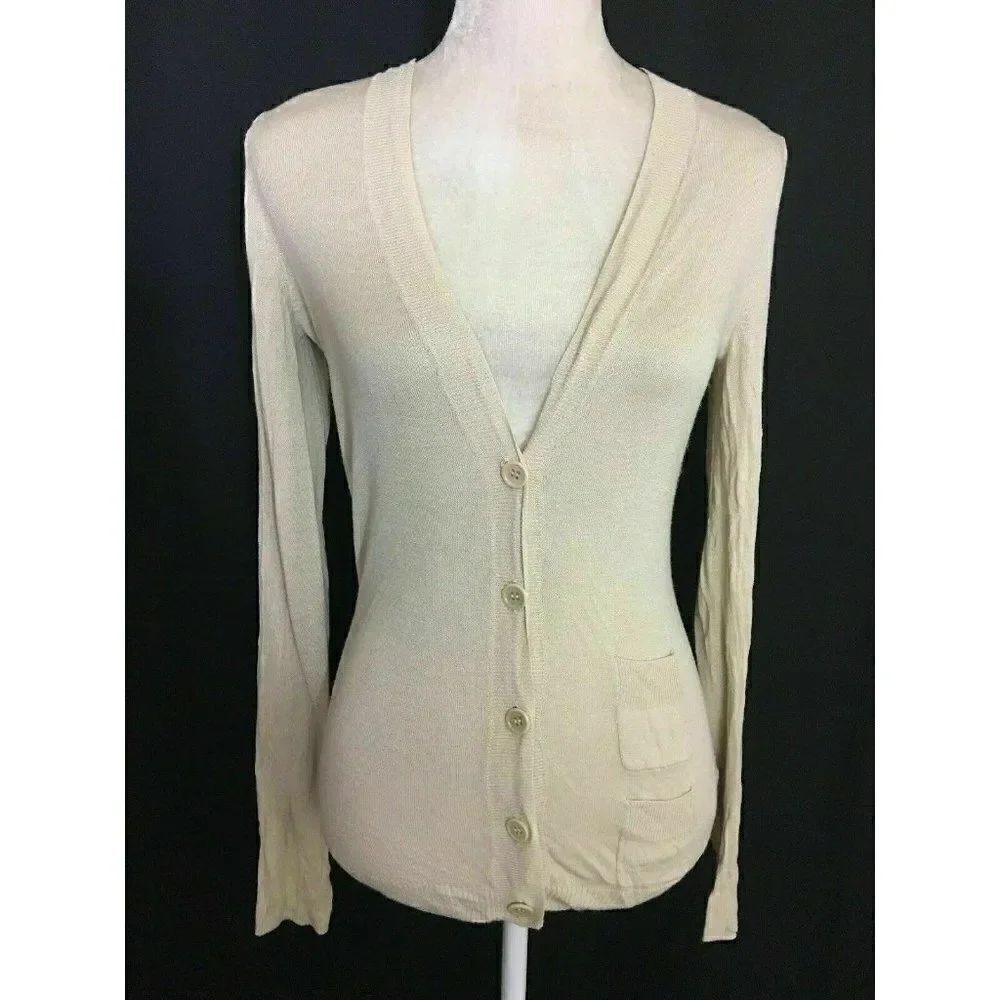 J Crew Long Sleeve V Neck Button down cardigan